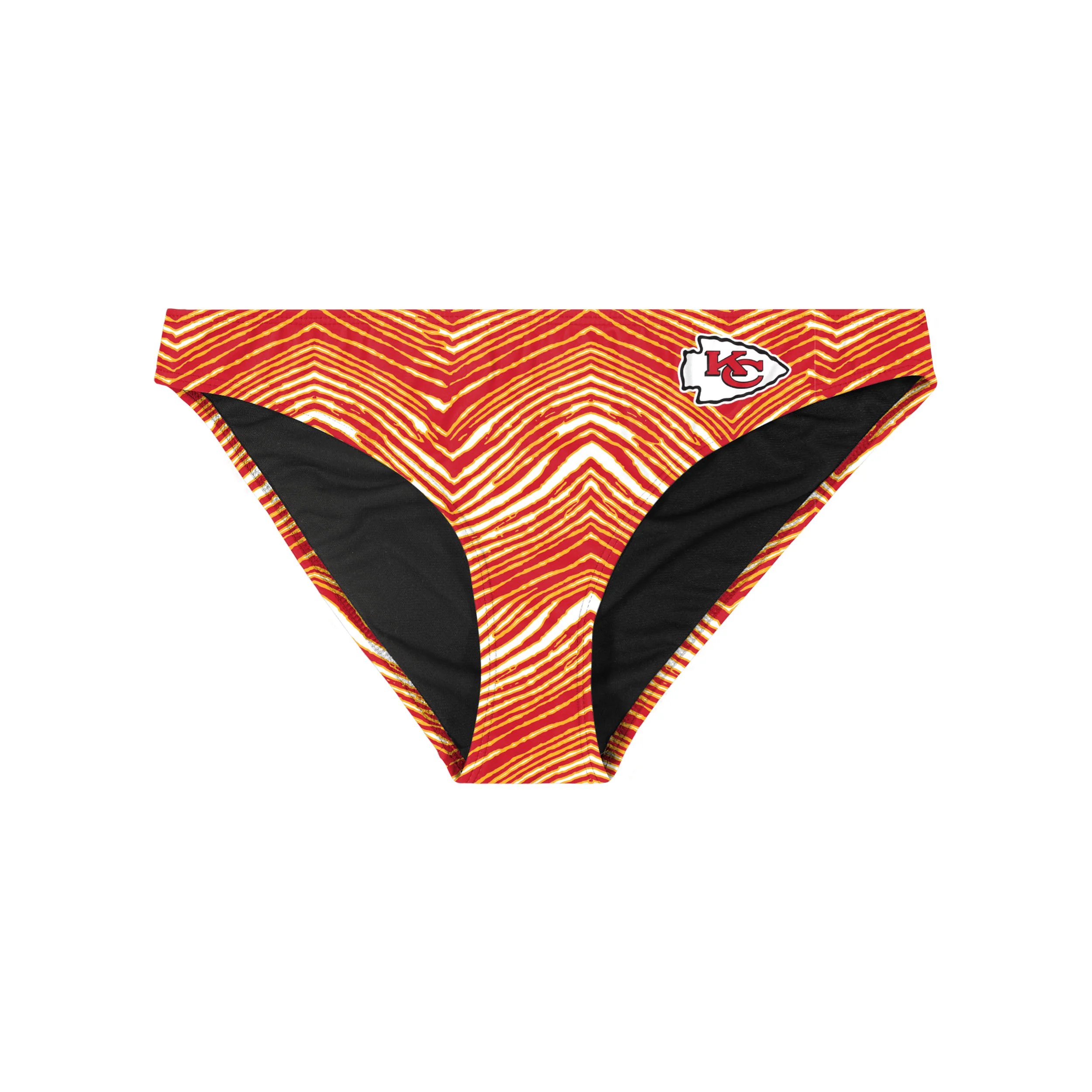 Zubaz NFL Women's Kansas City Chiefs Exclusive Bikini Bottom - Image 3