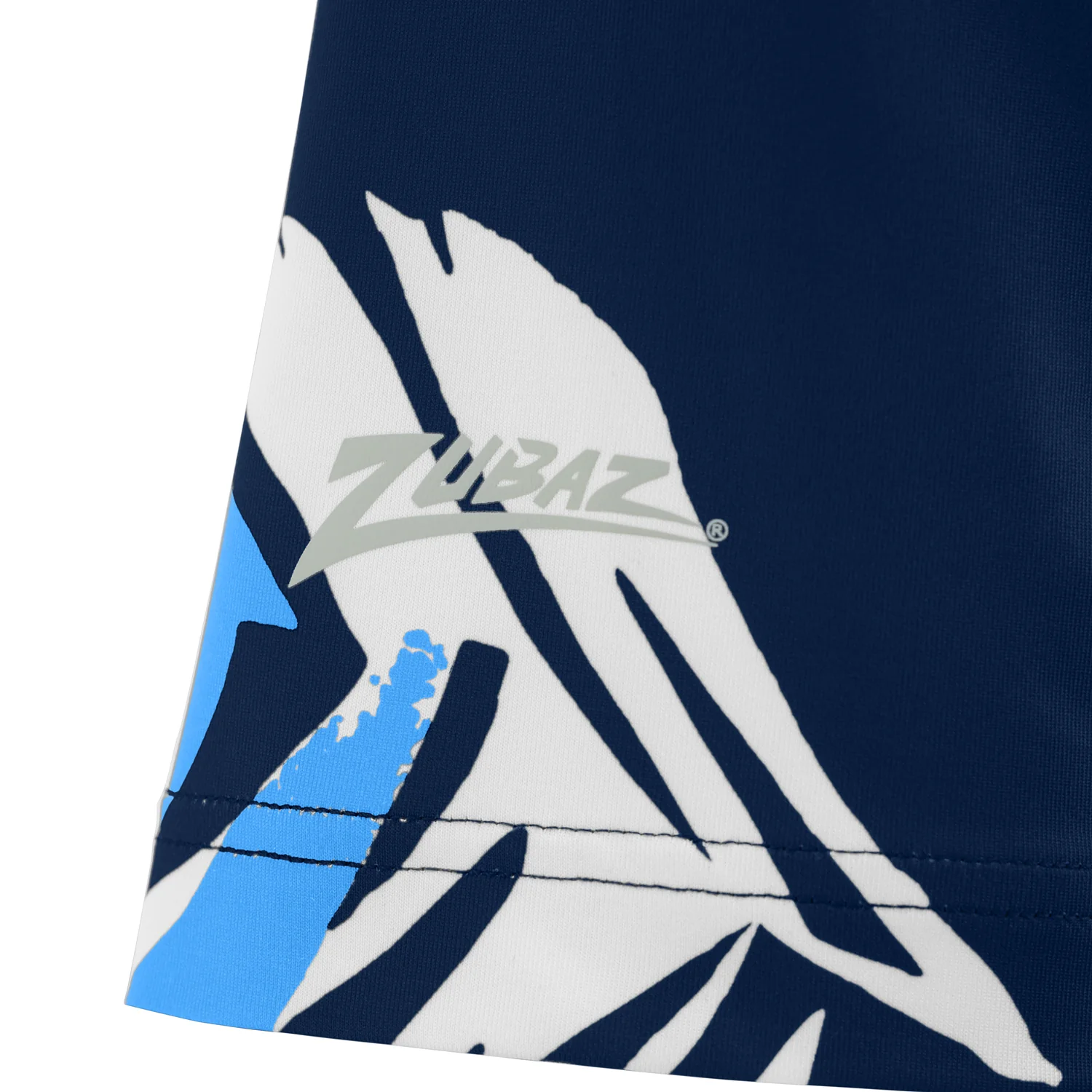 Zubaz NFL Womens Leaf Team Color Script Short Sleeve T-Shirt, Tennessee Titans - Image 3