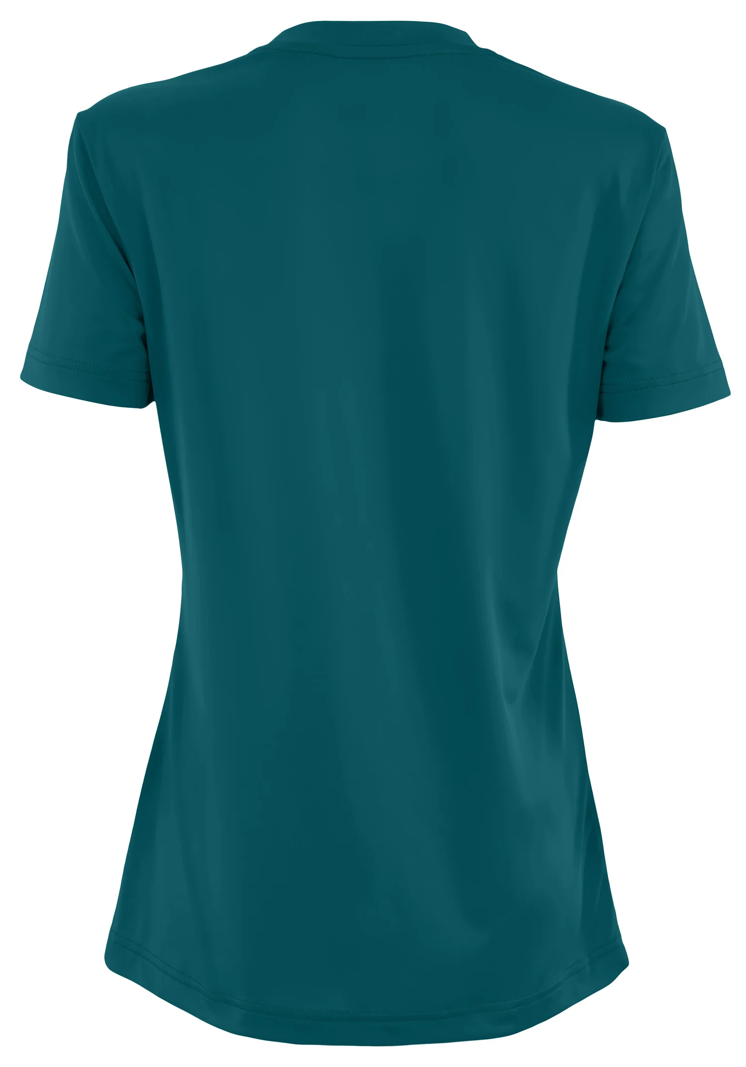 Zubaz NFL Women's Quarterback Team Color Short Sleeve T-Shirt, Philadelphia Eagles - Image 2