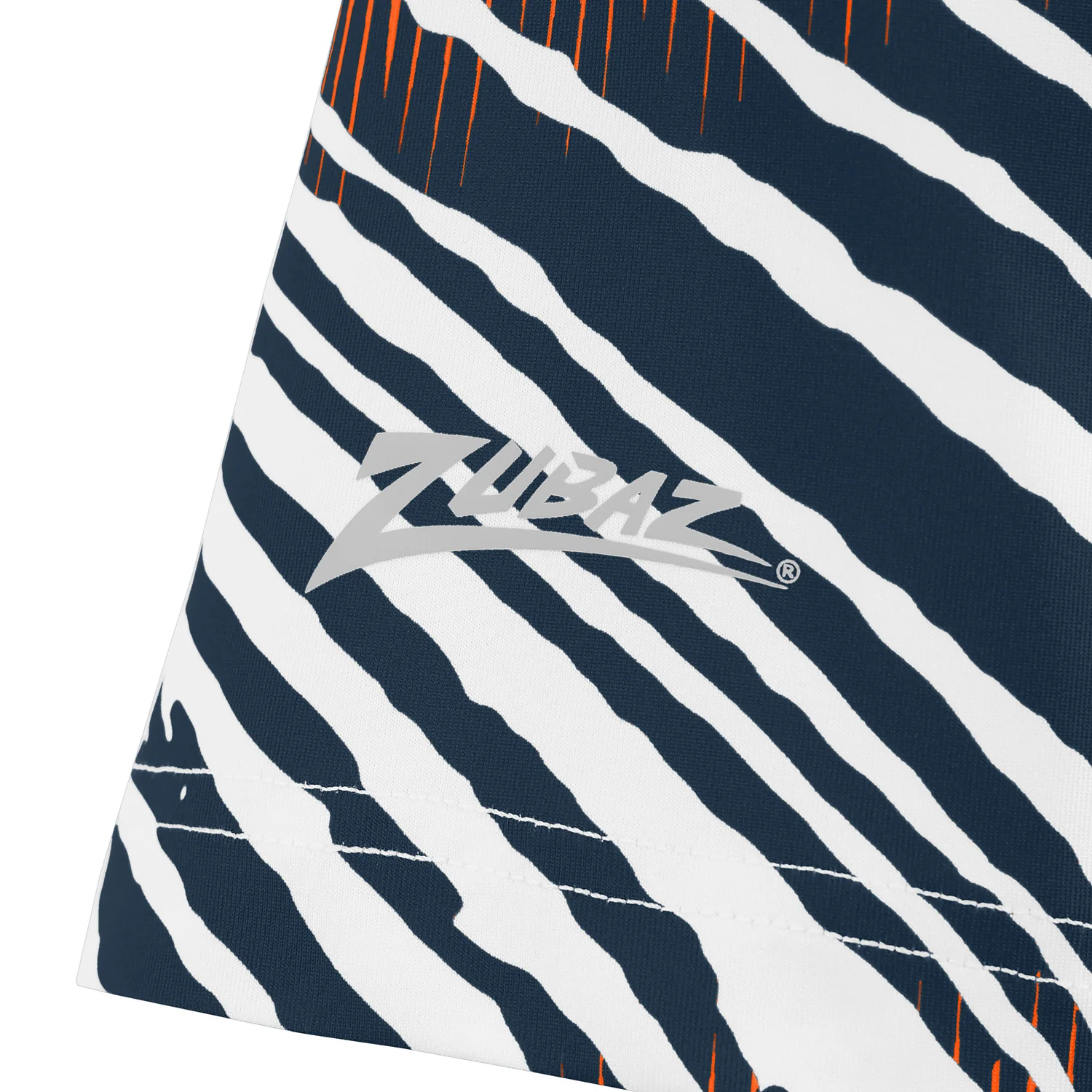 Zubaz NFL Women's Zebra 2 Team Color Circle Logo Short Sleeve T-Shirt, Chicago Bears - Image 3