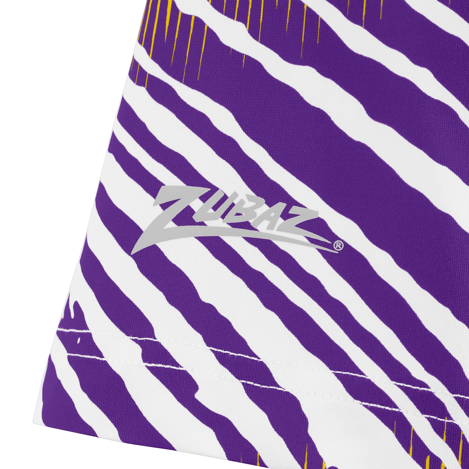 Zubaz NFL Women's Zebra 2 Team Color Circle Logo Short Sleeve T-Shirt, Minnesota Vikings - Image 3