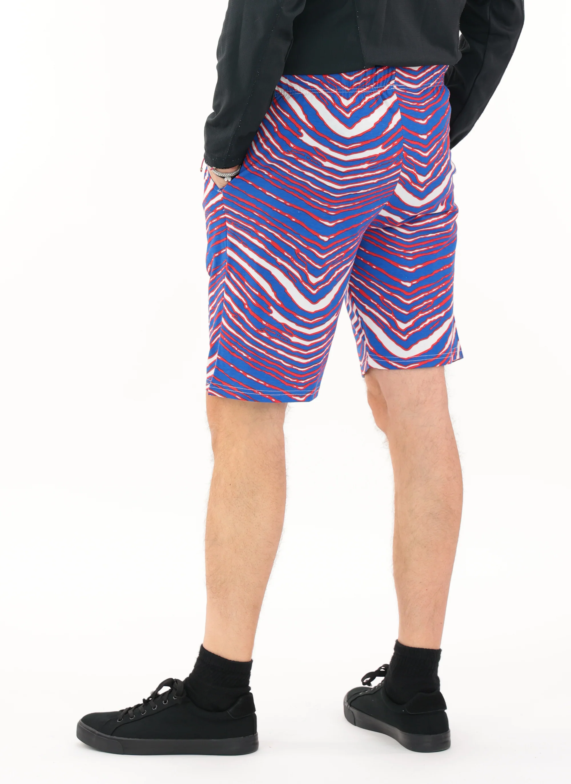 Zubaz NFL Z88 Short, Classic Colors & Marks, NEW ENGLAND PATRIOTS - Image 5