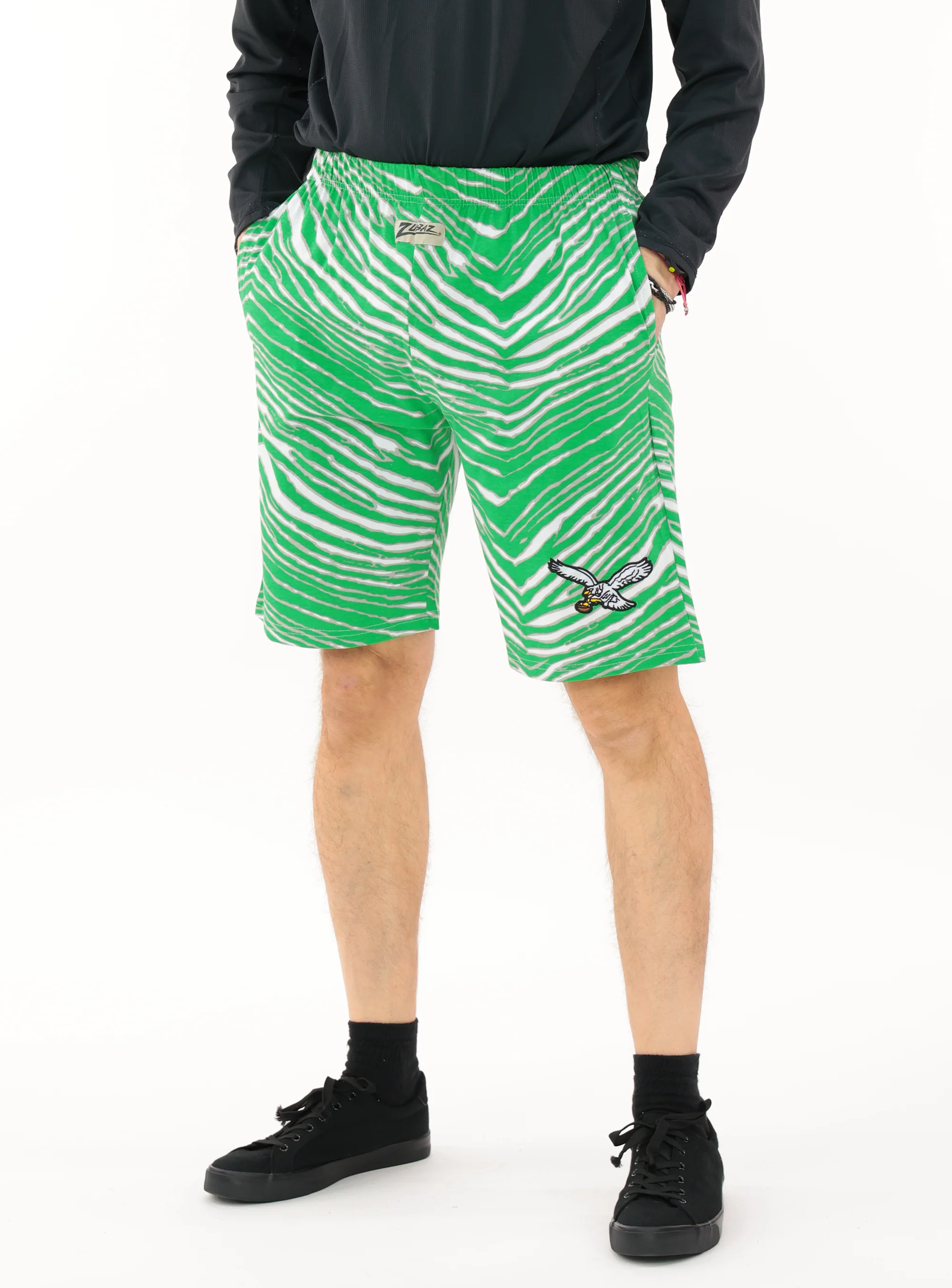 Zubaz NFL Z88 Short, Classic Colors & Marks, PHILADELPHIA EAGLES - Image 2