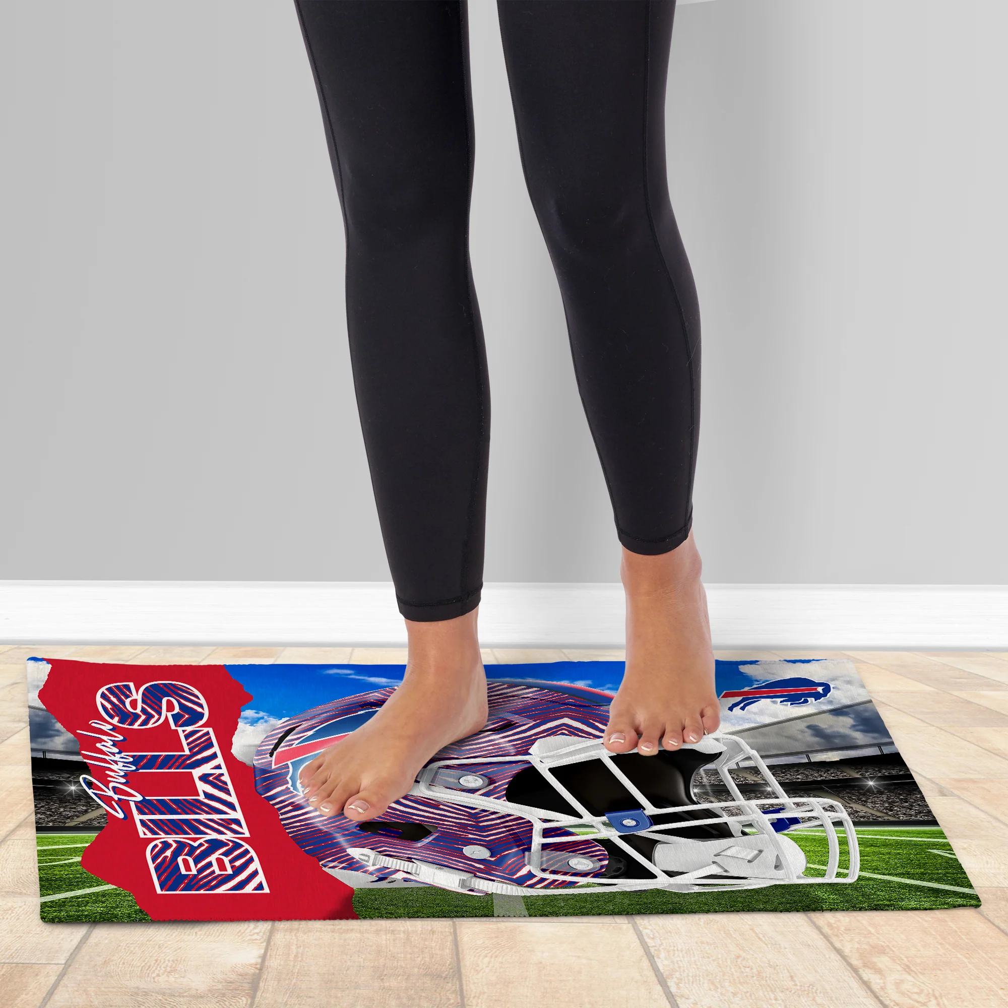 Zubaz X Northwest 20X32 WASHABLE RUG ZUBAZ - BILLS - Image 2