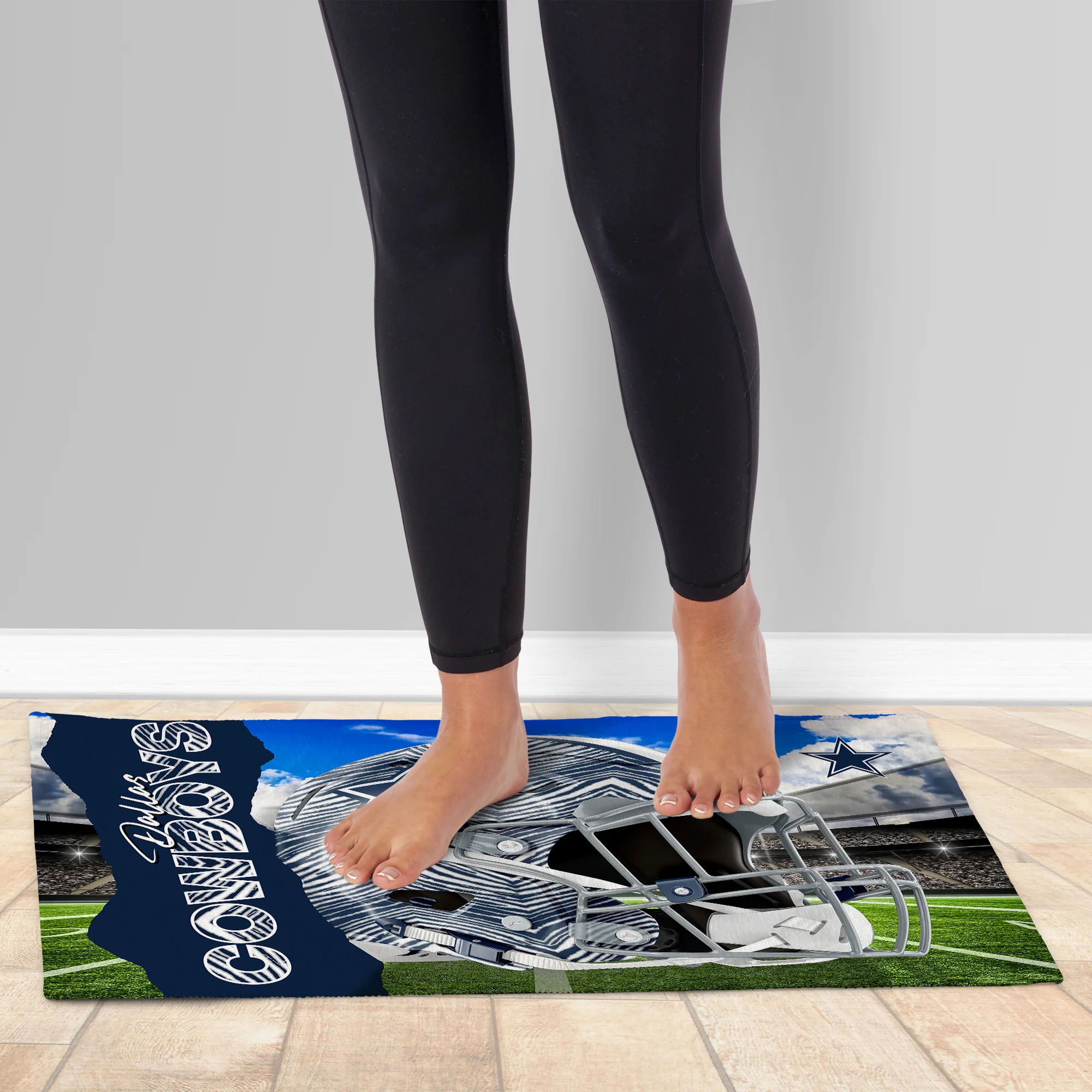 Zubaz X Northwest 20X32 WASHABLE RUG ZUBAZ - COWBOYS - Image 2