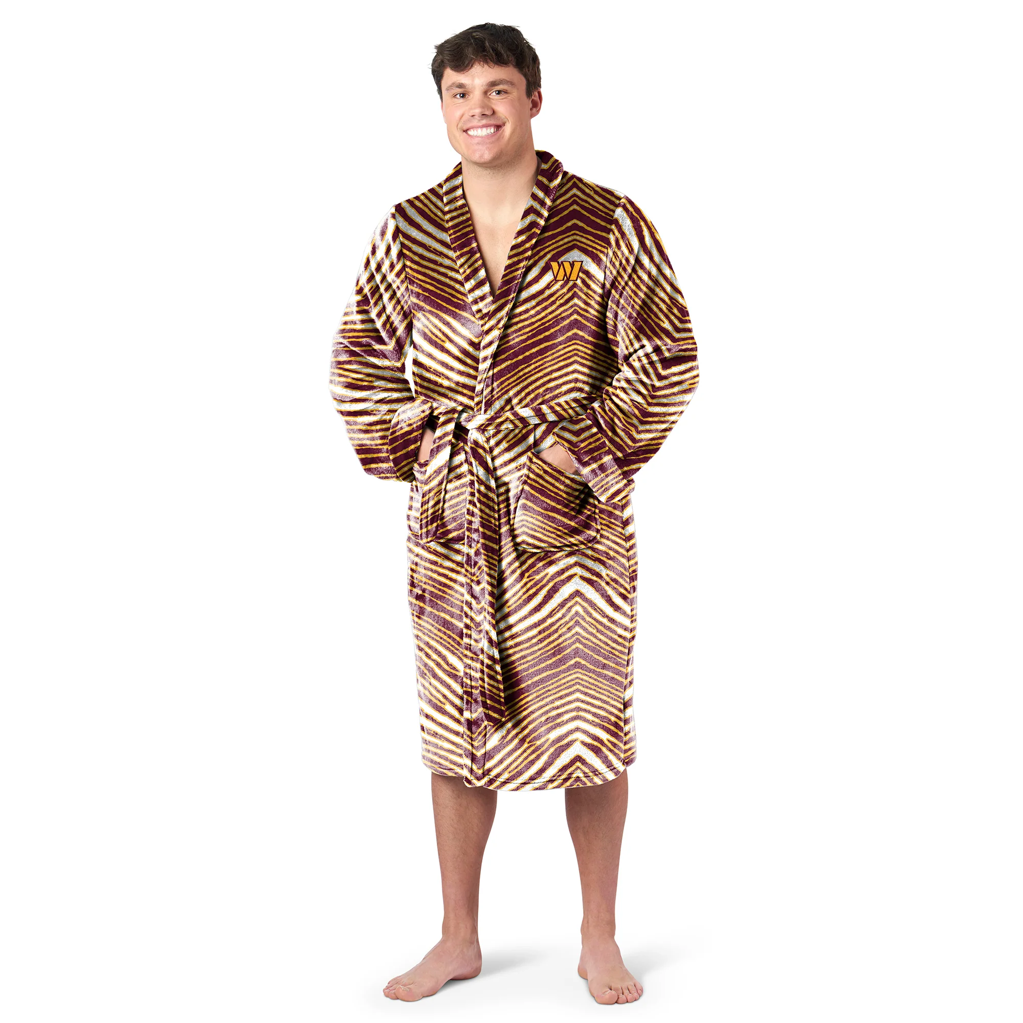 Zubaz X Northwest SCATTER PRINT ROBE ZUBAZ - COMMANDERS