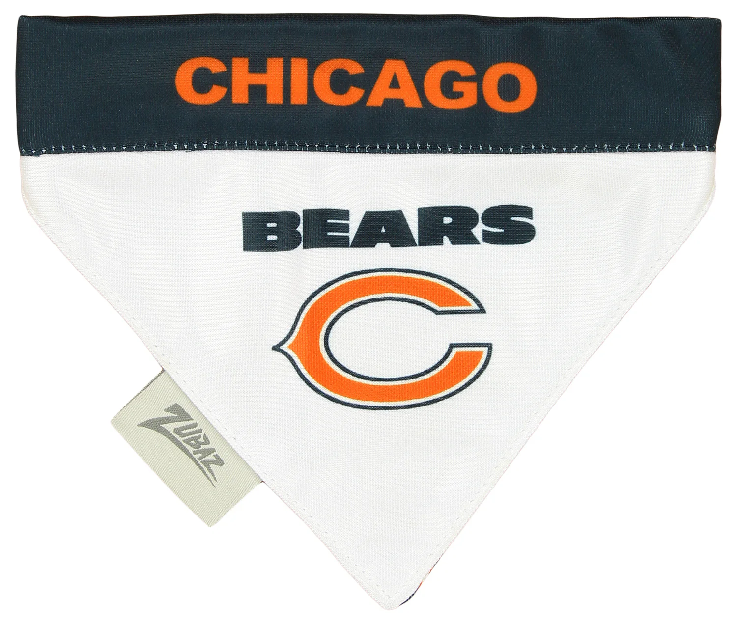 Zubaz X Pets First NFL Chicago Bears Reversible Bandana For Dogs & Cats - Image 3
