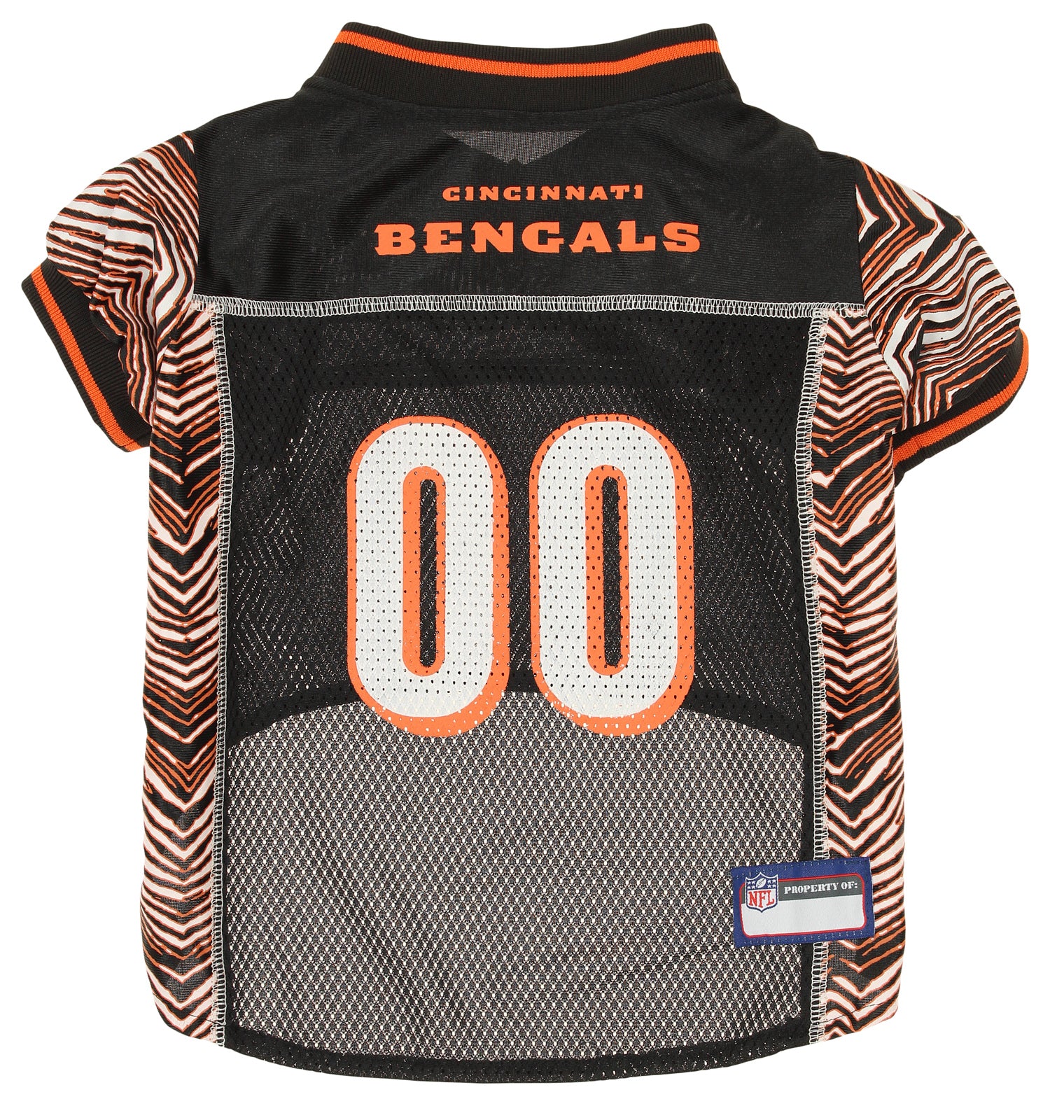 Zubaz X Pets First NFL Cincinnati Bengals Team Pet Jersey For Dogs - Image 5